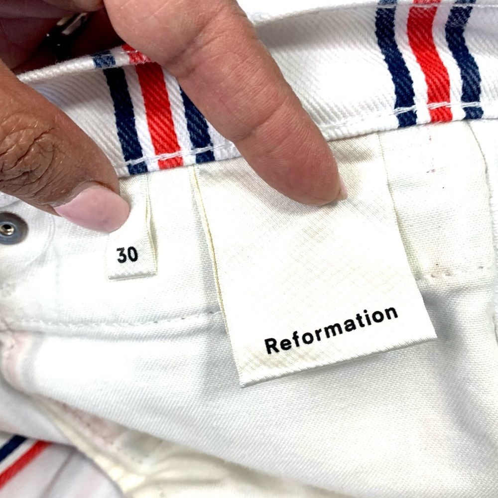 Reformation Roper Stripped Jeans - Picture 10 of 12